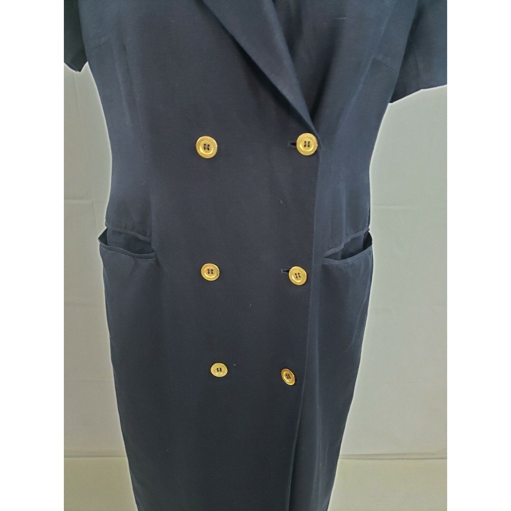 Harve Benard By Benard Holtzman women's Double Breast Shift dress size 14W Y97 - Picture 7 of 8
